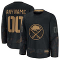 Custom Black 2024 BUF Hockey Shirt Top