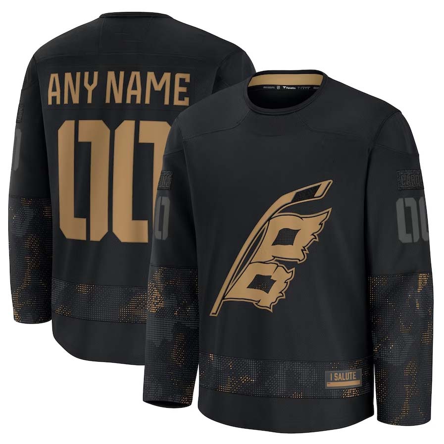 Custom Black 2024 CAR Hockey Shirt Top