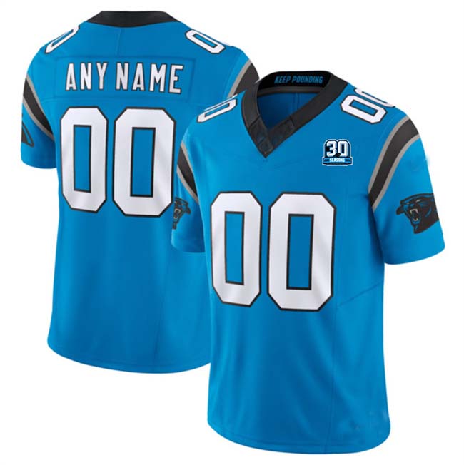 Custom Blue 2024 CAR Football Shirt Top