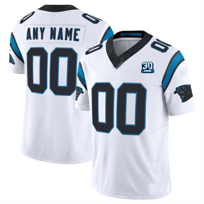Custom White 2024 CAR Football Shirt Top