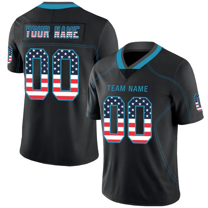Custom Black CAR Football Shirt Top