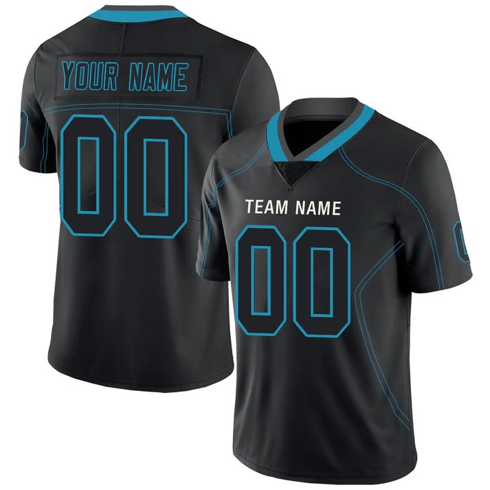 Custom Black CAR Football Shirt Top