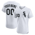 Custom White CWS Baseball Shirt Top