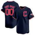 Custom Navy 2025 CLE Baseball Shirt Top