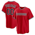 Custom Red CLE Baseball Shirt Top