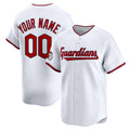 Custom White CLE Baseball Shirt Top