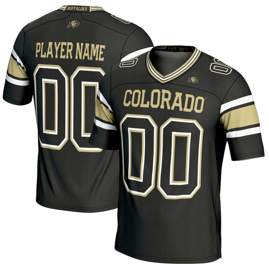 Custom Black Football Shirt Top
