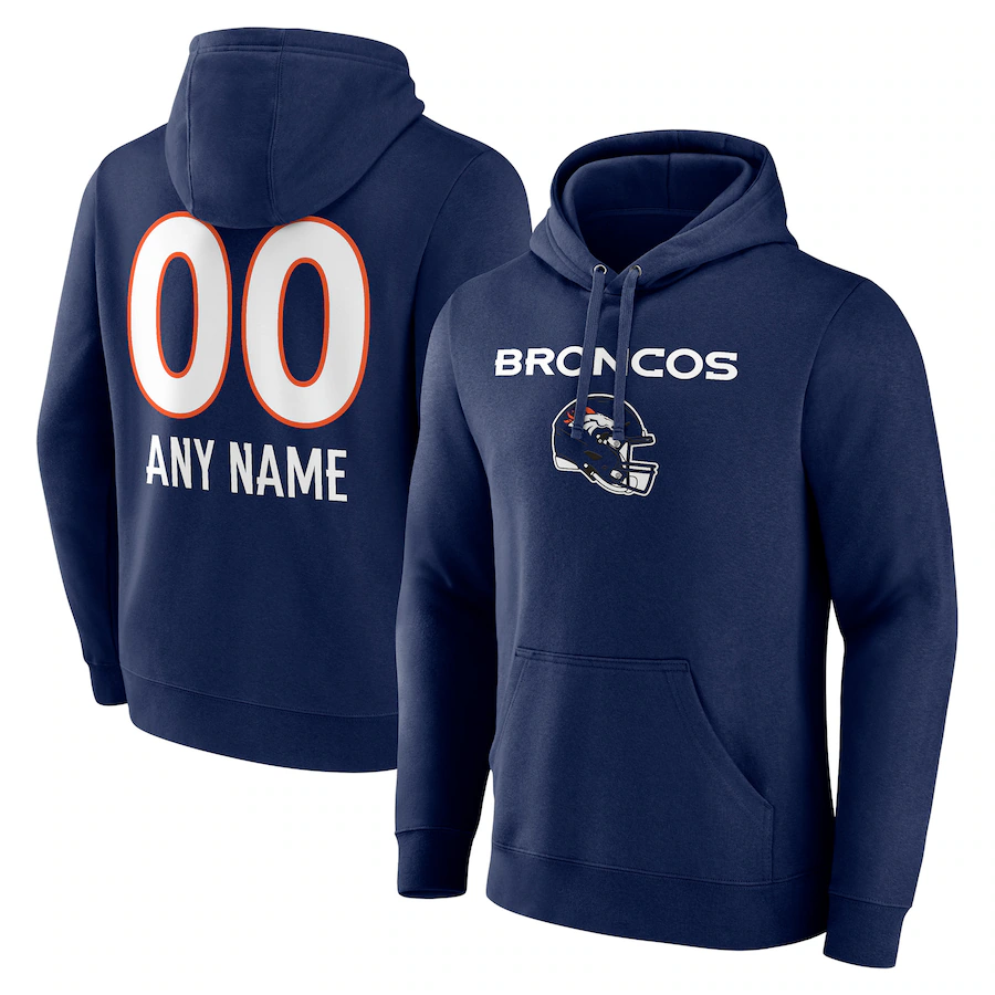 Custom Navy DEN Football Shirt Top