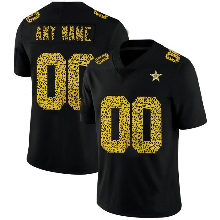 Custom Black DAL Football Shirt Top