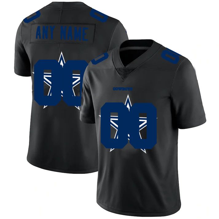 Custom Black DAL Football Shirt Top