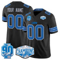 Custom Black 2024 DET Football Shirt Top