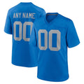 Custom Blue DET Football Shirt Top