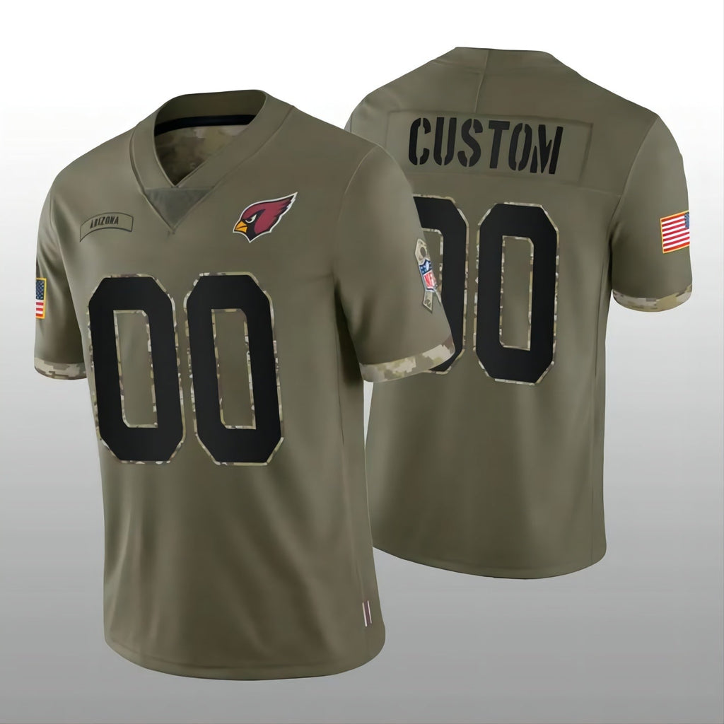 Custom Olive 2022 Football Shirt Top