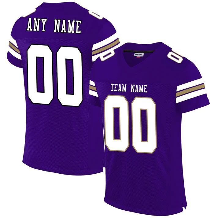 Custom Purple BAL Football Shirt Top