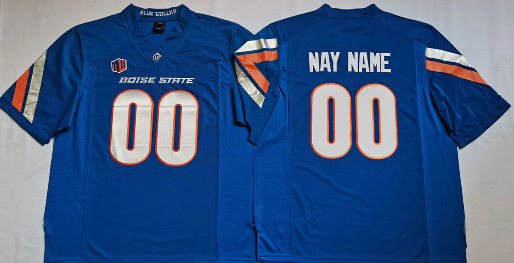 Custom Blue DEN Football Shirt Top