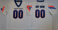 Custom White DEN Football Shirt Top