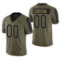 Custom Olive 2021 CHI Football Shirt Top