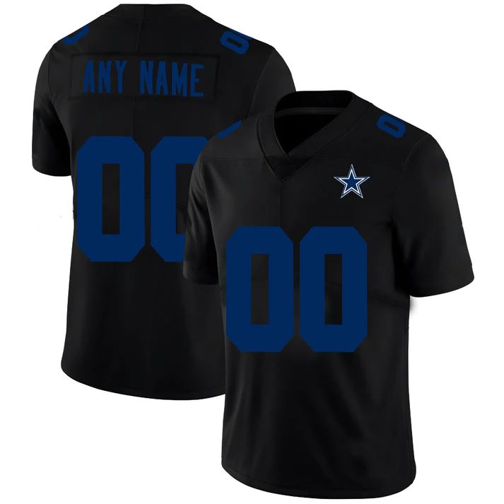 Custom Black DAL Football Shirt Top