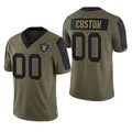 Custom Olive 2021 LV Football Shirt Top