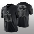 Custom Black MIA Football Shirt Top