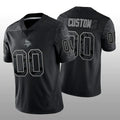 Custom Black MIN Football Shirt Top