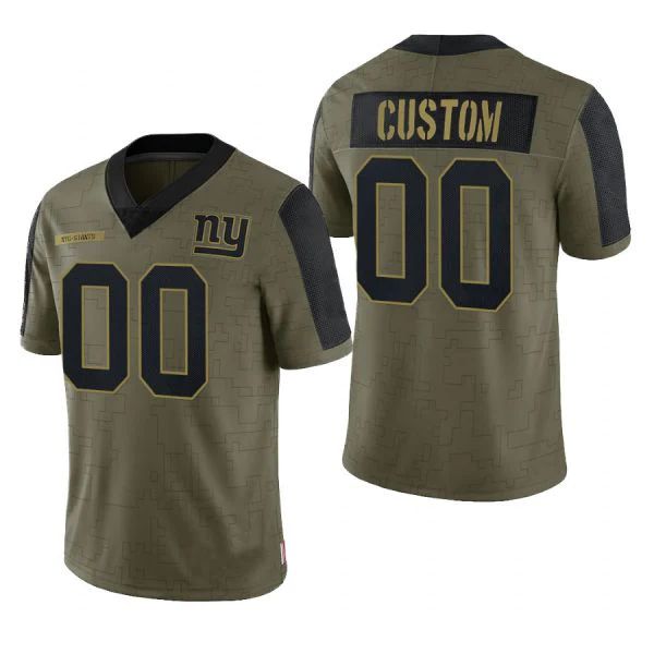 Custom Olive 2021 Football Shirt Top
