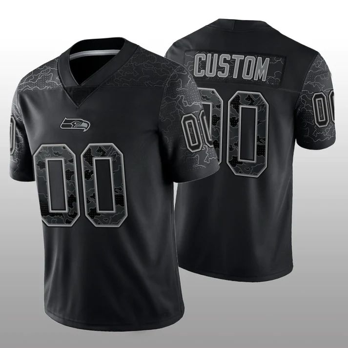 Custom Black SEA Football Shirt Top