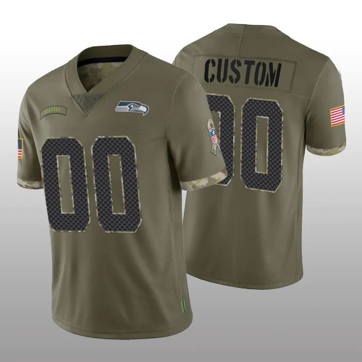 Custom Olive 2022 SEA Football Shirt Top