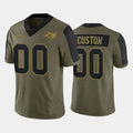 Custom Olive 2021 TB Football Shirt Top