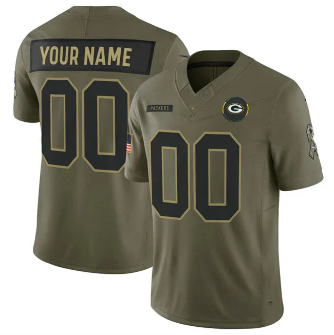Custom Olive 2025 GB Football Shirt Top