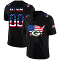 Custom Black GB Football Shirt Top