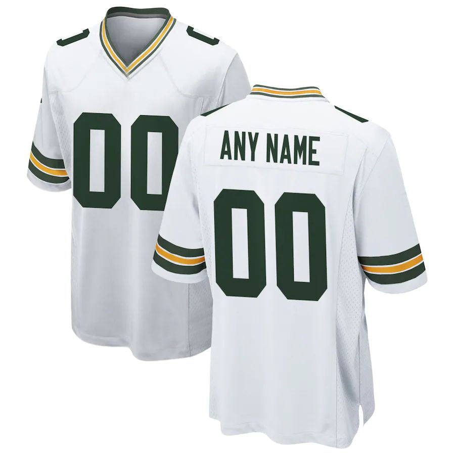 Custom White GB Football Shirt Top