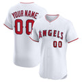 Custom White LAA Baseball Shirt Top