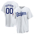 Custom White 2025 LAD Baseball Shirt Top