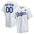 Custom White 2024 LAD Baseball Shirt Top