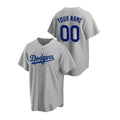 Custom Gray LAD Baseball Shirt Top