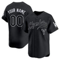 Custom Black LAD Baseball Shirt Top