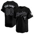 Custom Black LAD Baseball Shirt Top