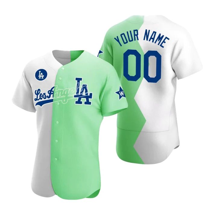 Custom White 2022 All Star LAD Baseball Shirt Top