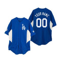 Custom Blue LAD Baseball Shirt Top