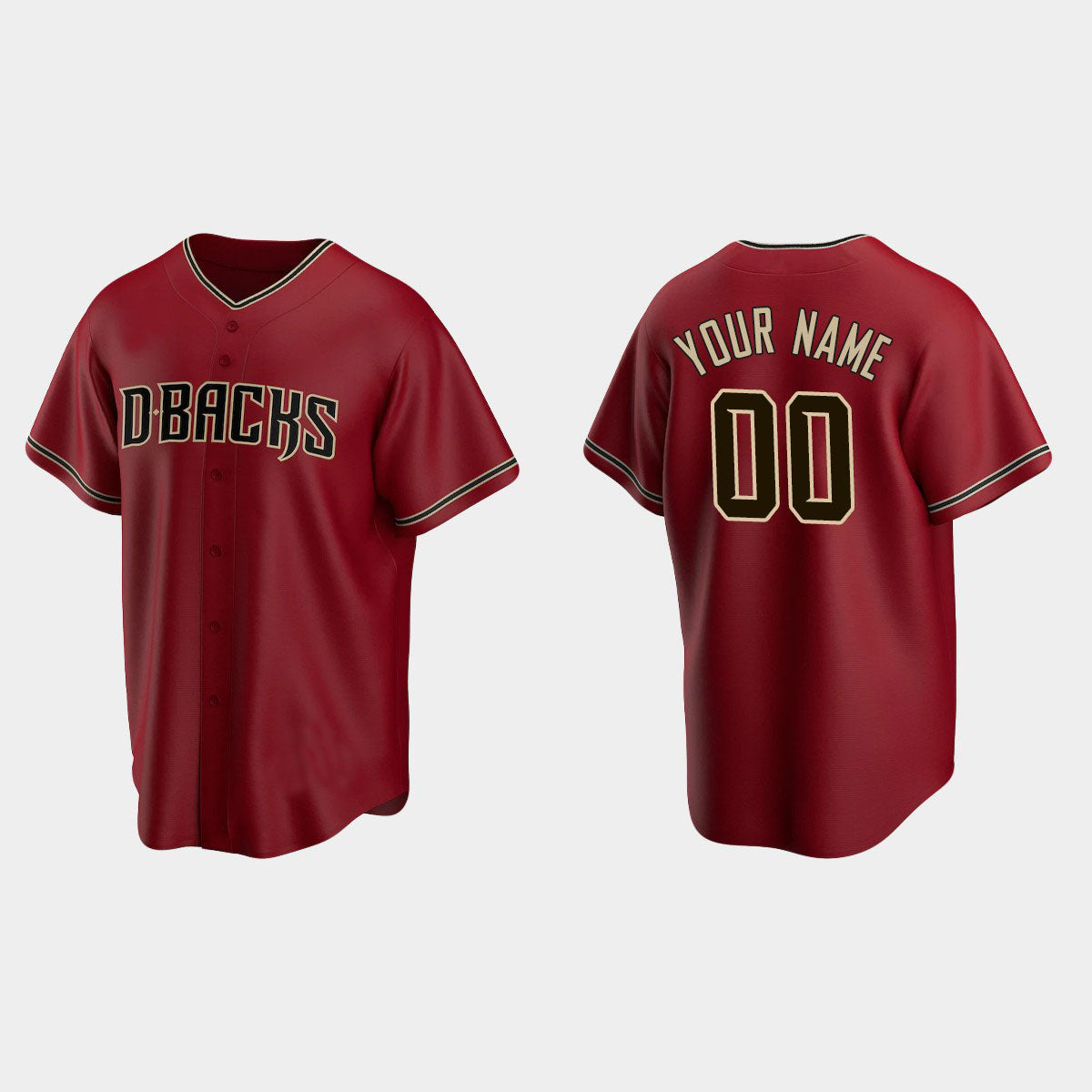 Custom Red Baseball Shirt Top