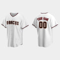 Custom White Baseball Shirt Top