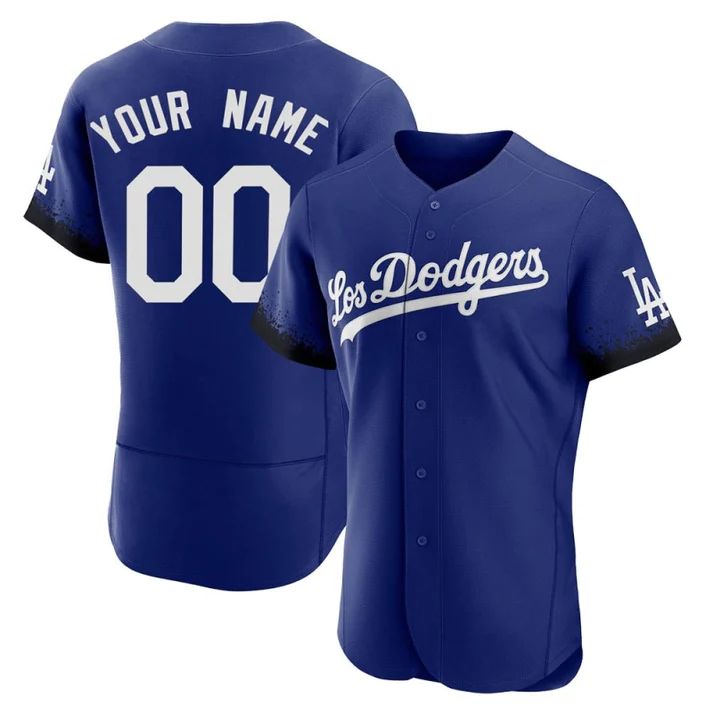 Custom City Connect LAD Baseball Shirt Top
