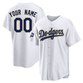 Custom White LAD Baseball Shirt Top
