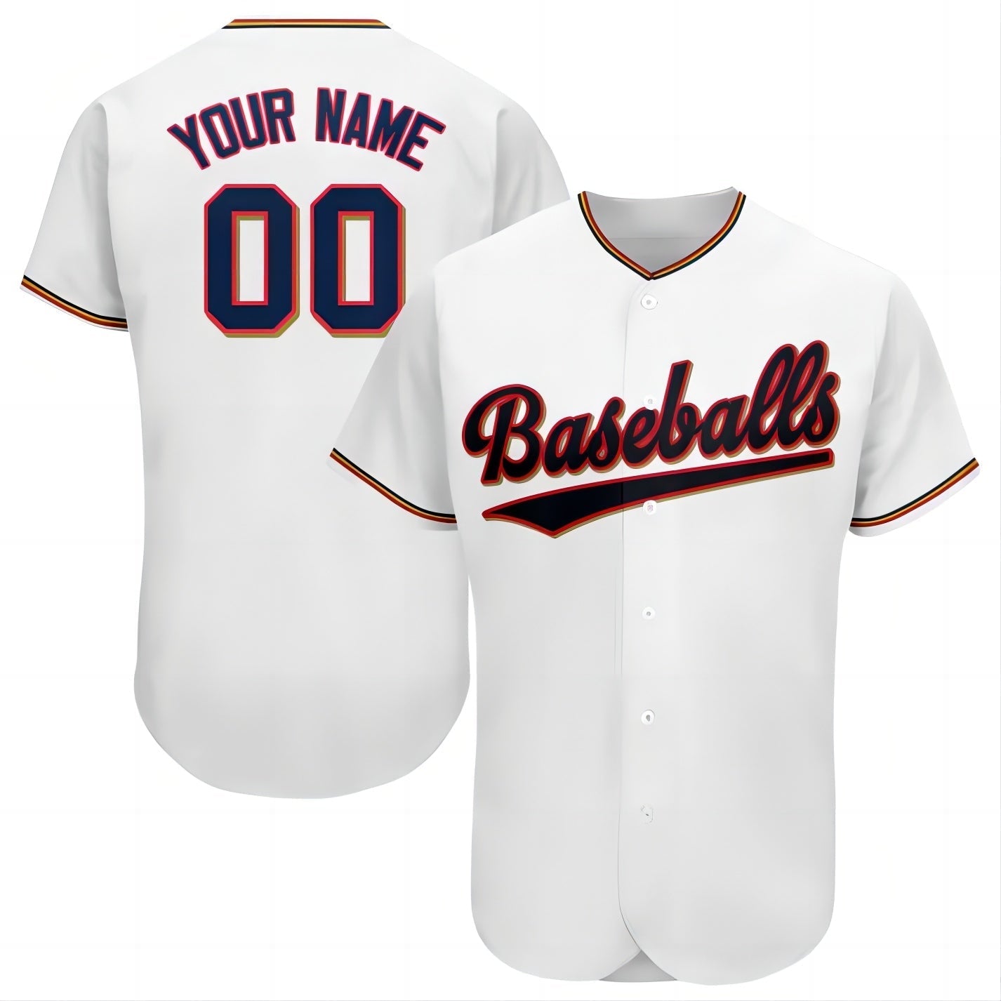 Custom MIN Baseball Shirt Top