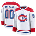 Custom White MTL Hockey Shirt Top