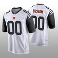 Custom White CIN Football Shirt Top