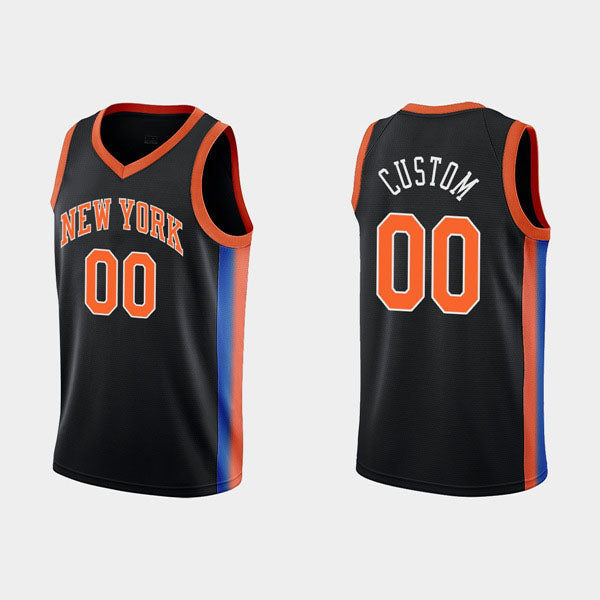 Custom #23 Black 2022 NYK Basketball Shirt Top