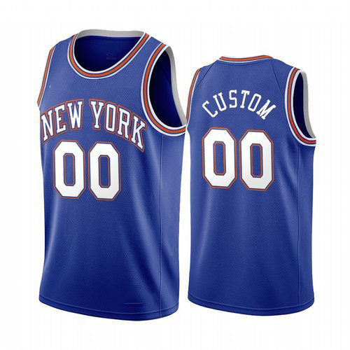 Custom #20 Navy 2019 NYK Basketball Shirt Top