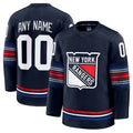 Custom Navy Hockey Shirt Top